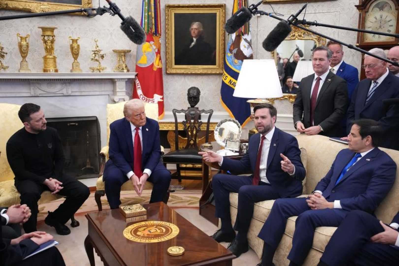 Zelensky Trump Vance Oval Office Meeting