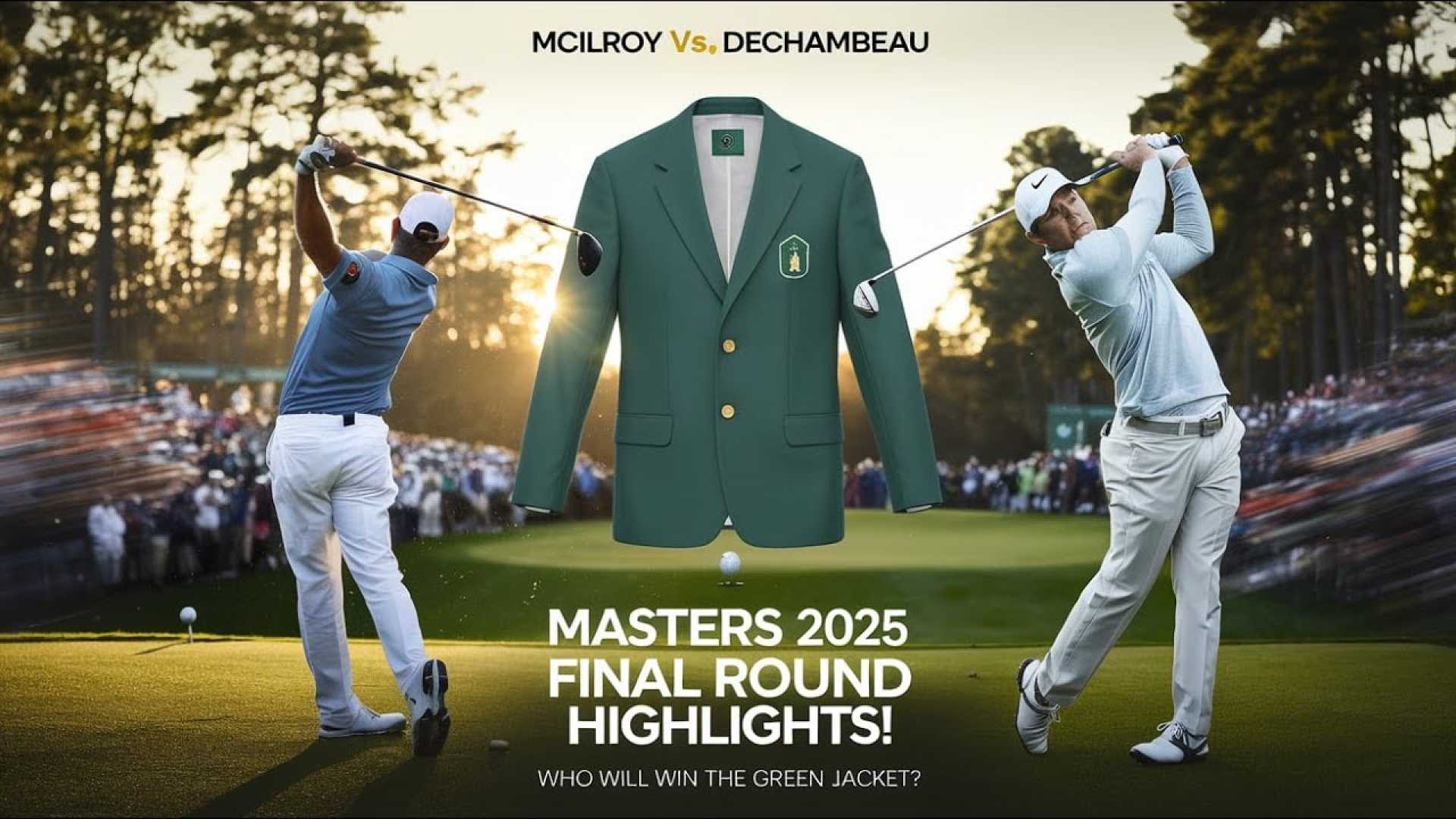 2025 Masters Golf Final Round Showdown