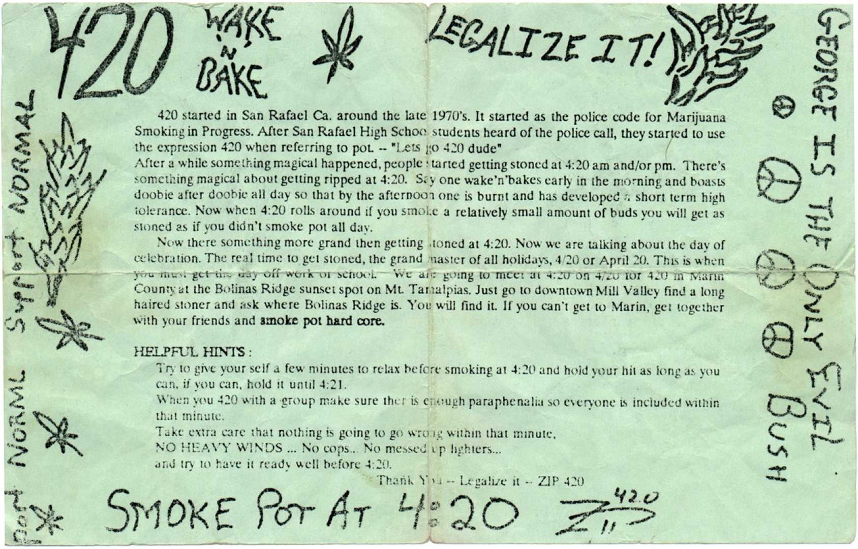 4/20 Cannabis Celebration History