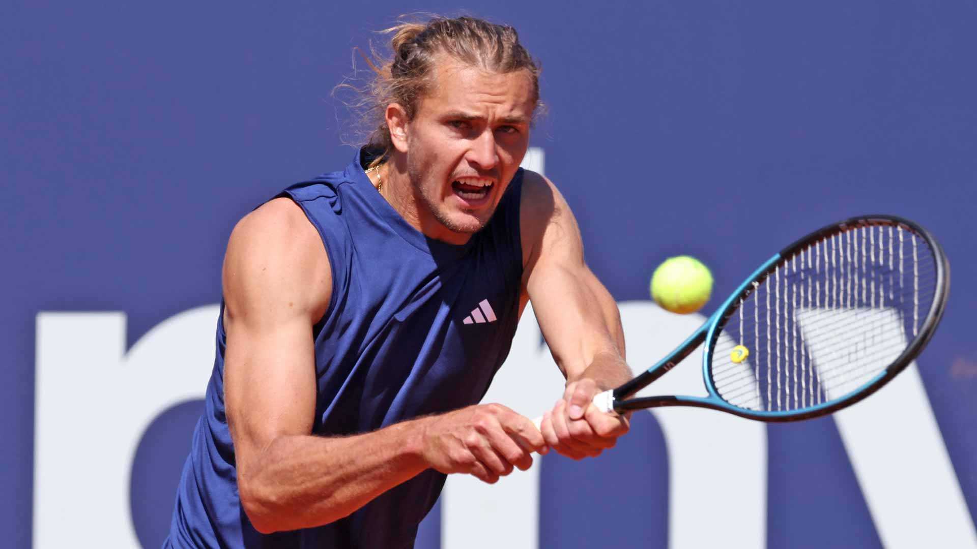 Alexander Zverev Munich Open Tennis Practice