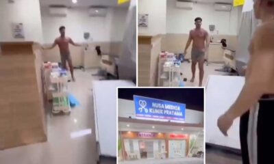 American Man Rampage Bali Medical Clinic