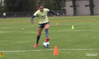 América Femenil Soccer Team Training Session