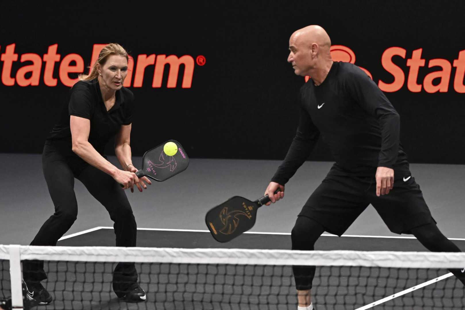 Andre Agassi Pickleball Match