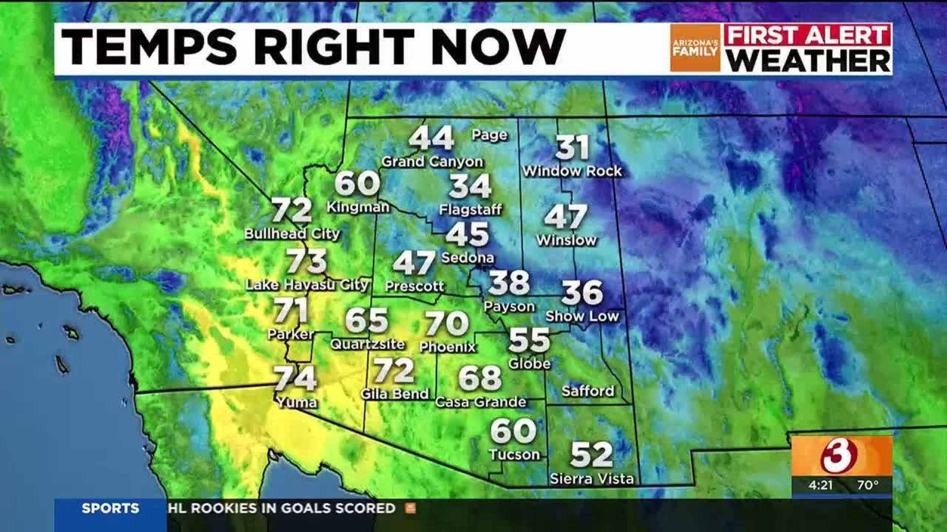 Arizona Spring Storm Weather Forecast