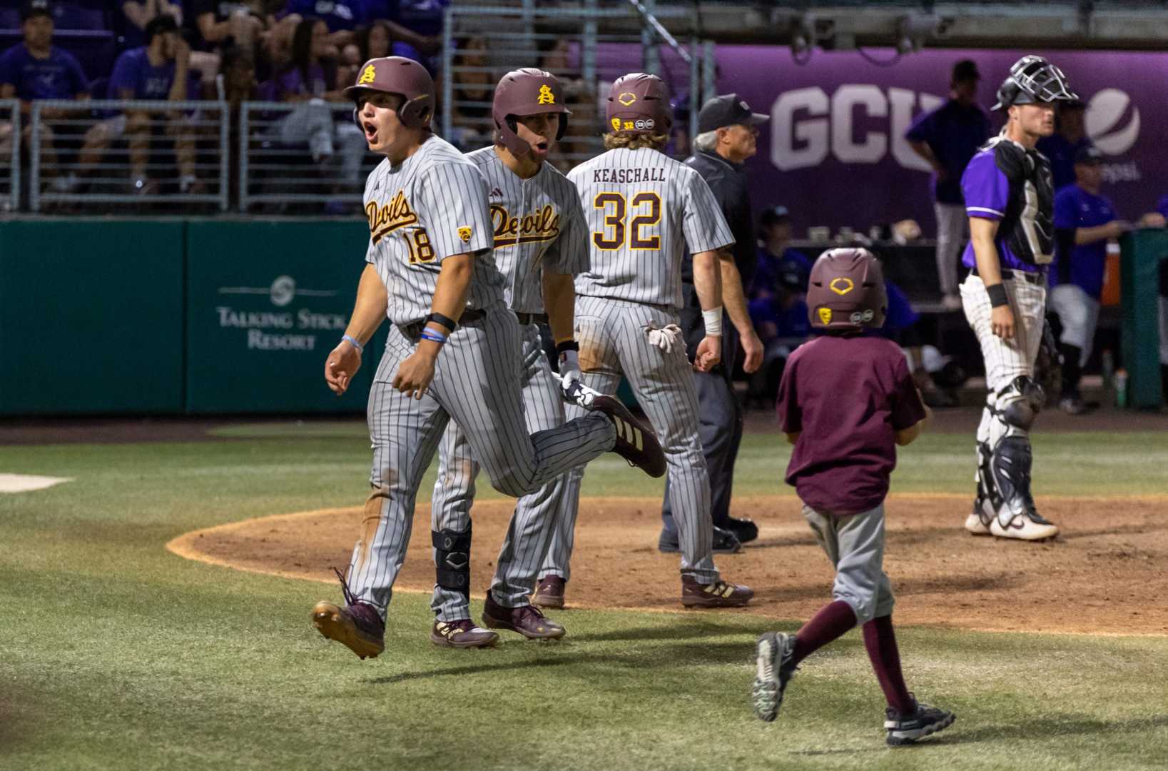 Arizona State Baseball Game Celebration