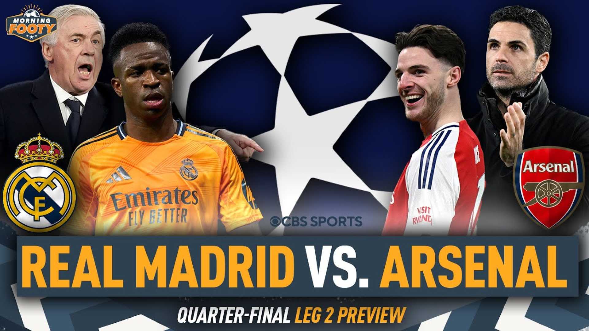 Arsenal Real Madrid Champions League Quarter Final