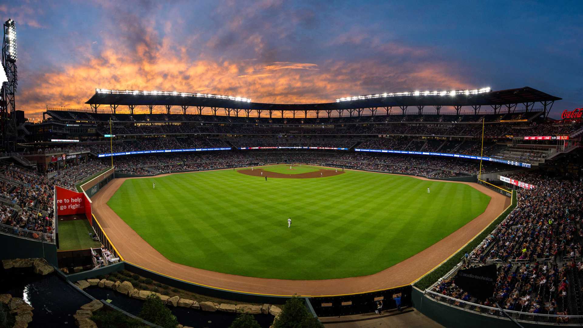 Atlanta Braves Twins Baseball Game Truist Park