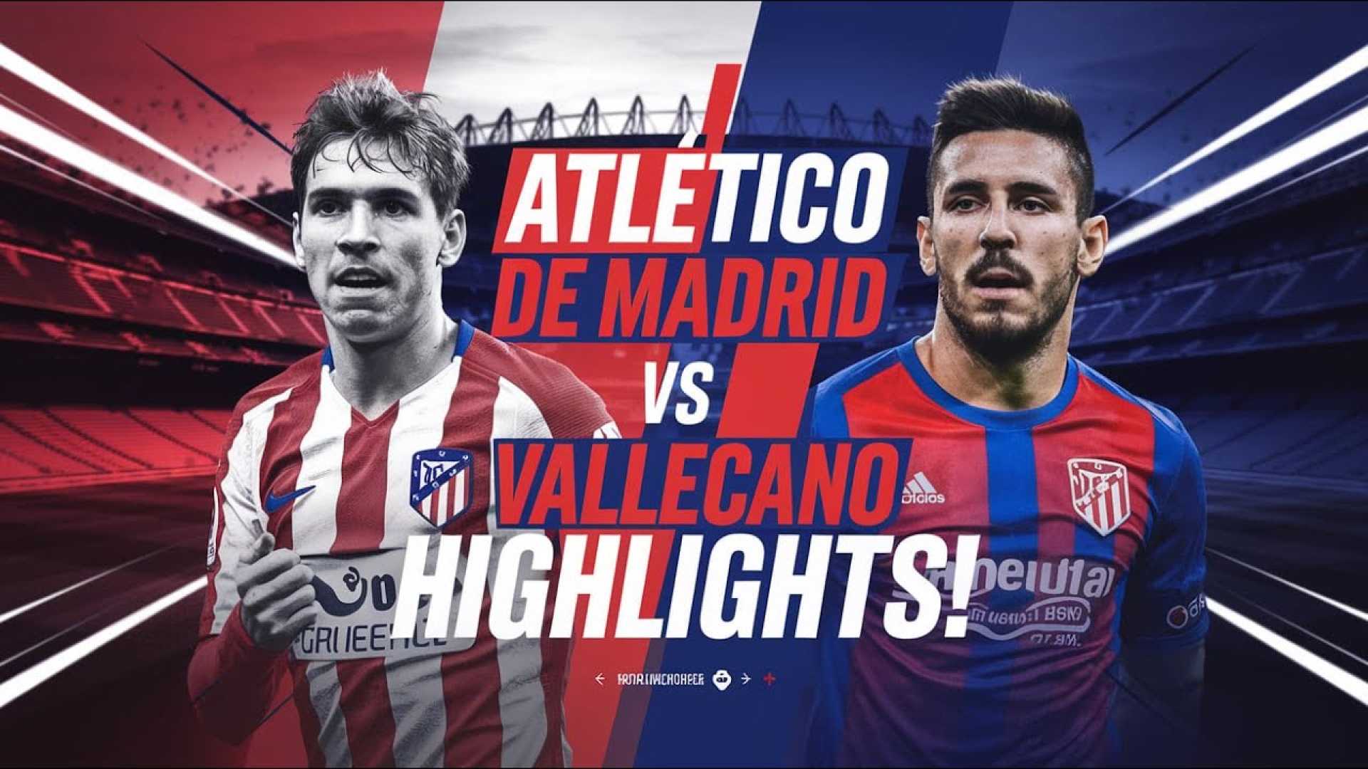 Atletico Madrid Vs Rayo Vallecano Match Action