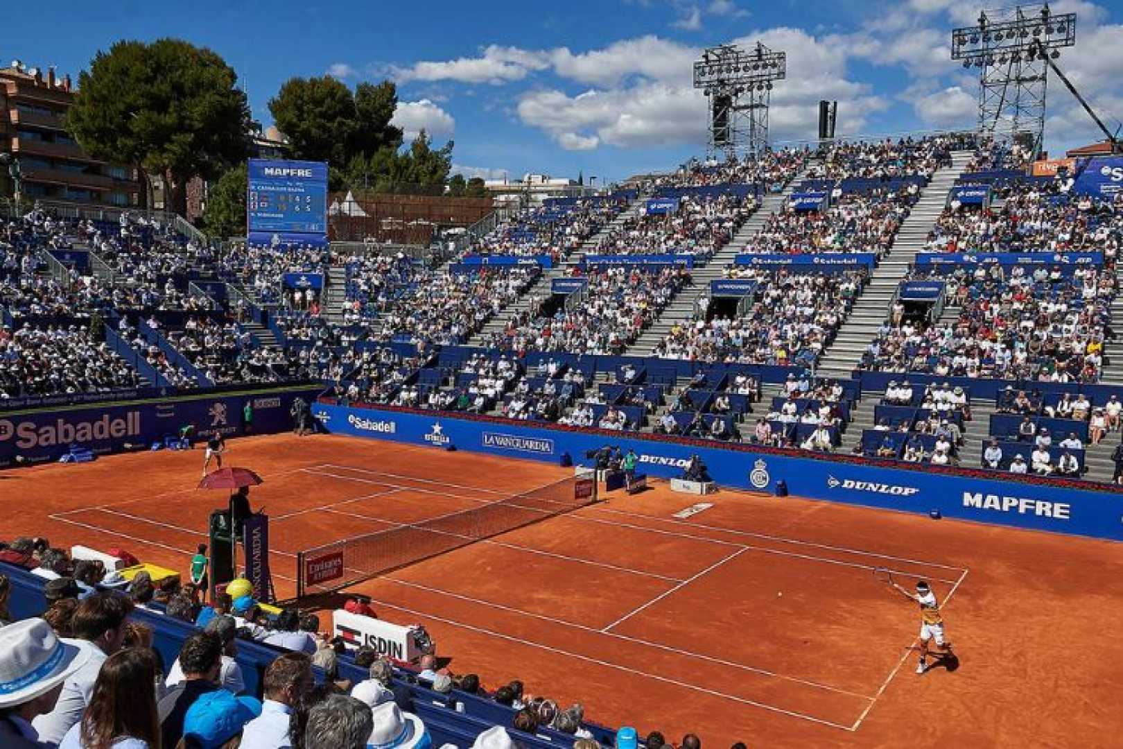 Barcelona Open Tennis Tournament Action