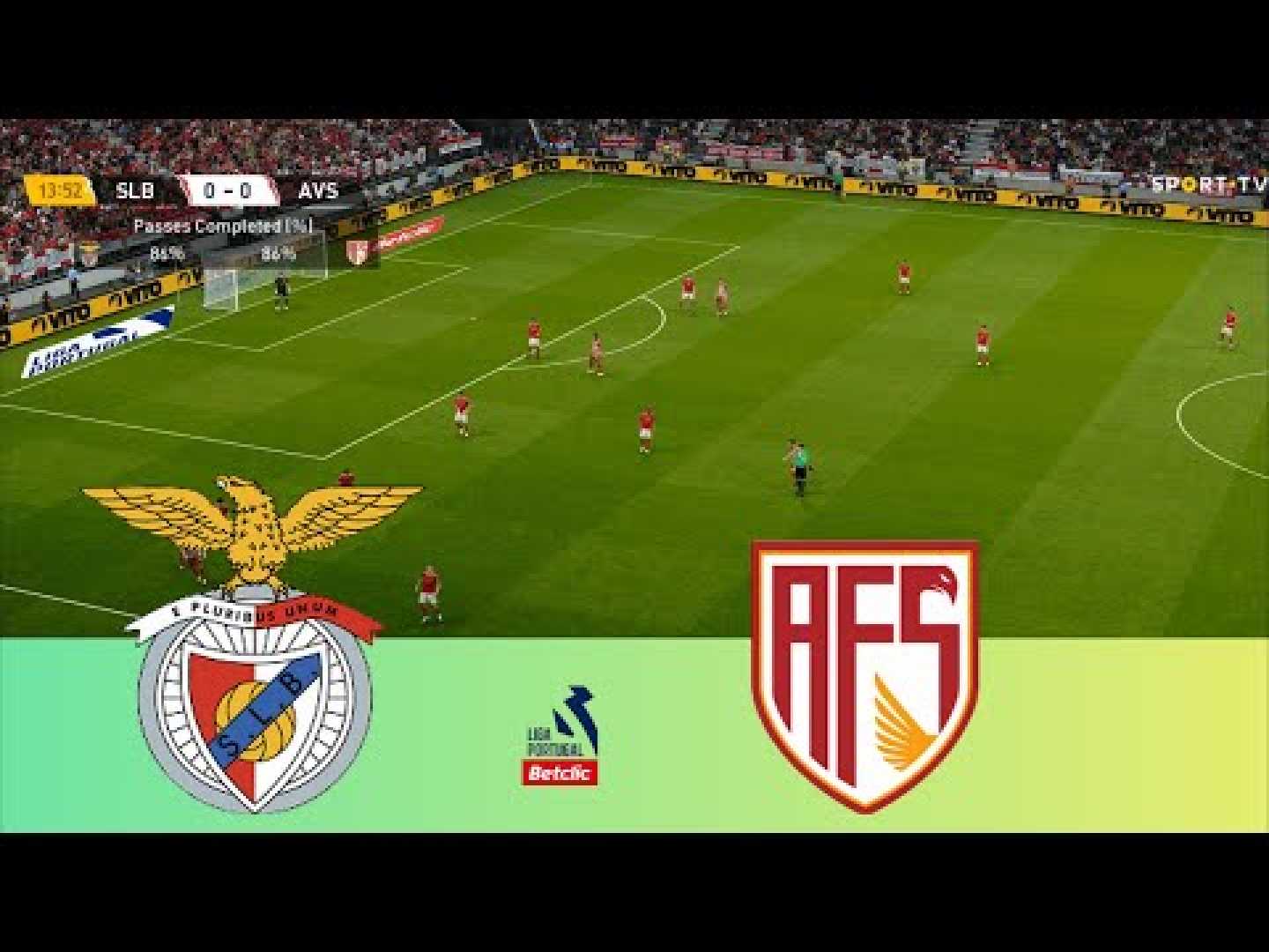 Benfica Vs Avs Football Match