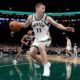 Boston Celtics Payton Pritchard Basketball Action