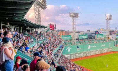 Boston Red Sox Action At Fenway Park