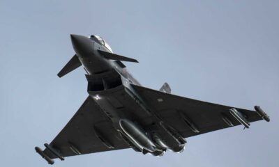 British Raf Typhoon Jets In Flight