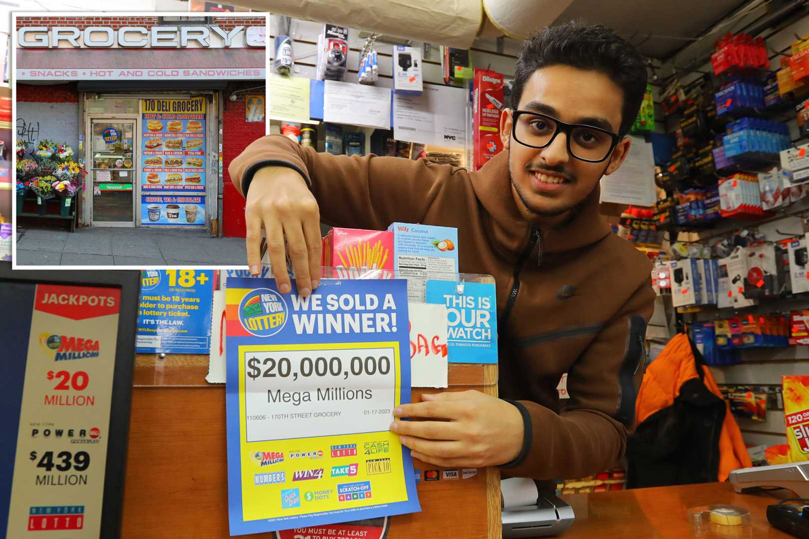 Bronx Convenience Store Lottery Ticket