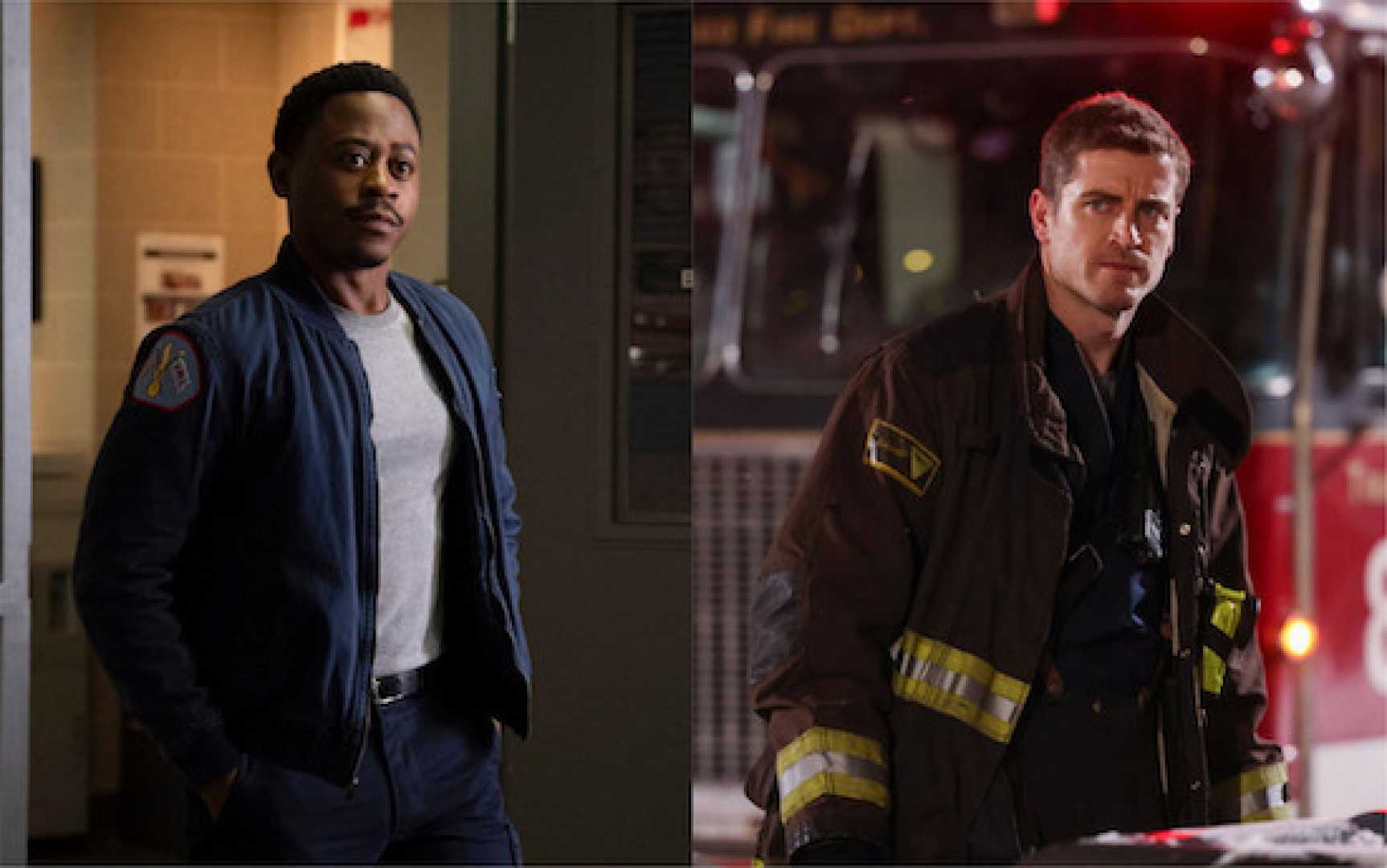 Chicago Fire Cast Members Daniel Kyri And Jake Lockett