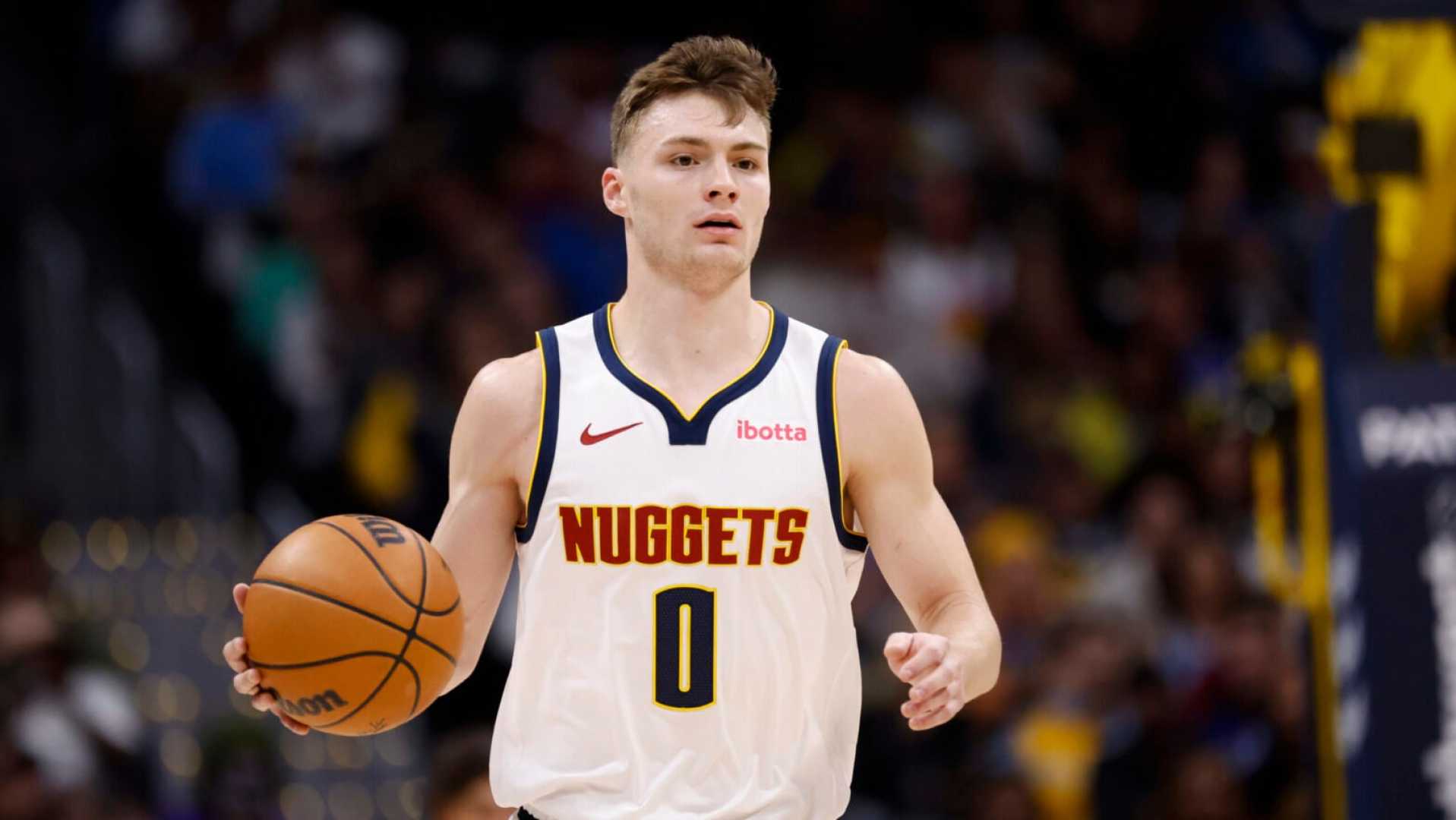 Christian Braun Denver Nuggets Game Action