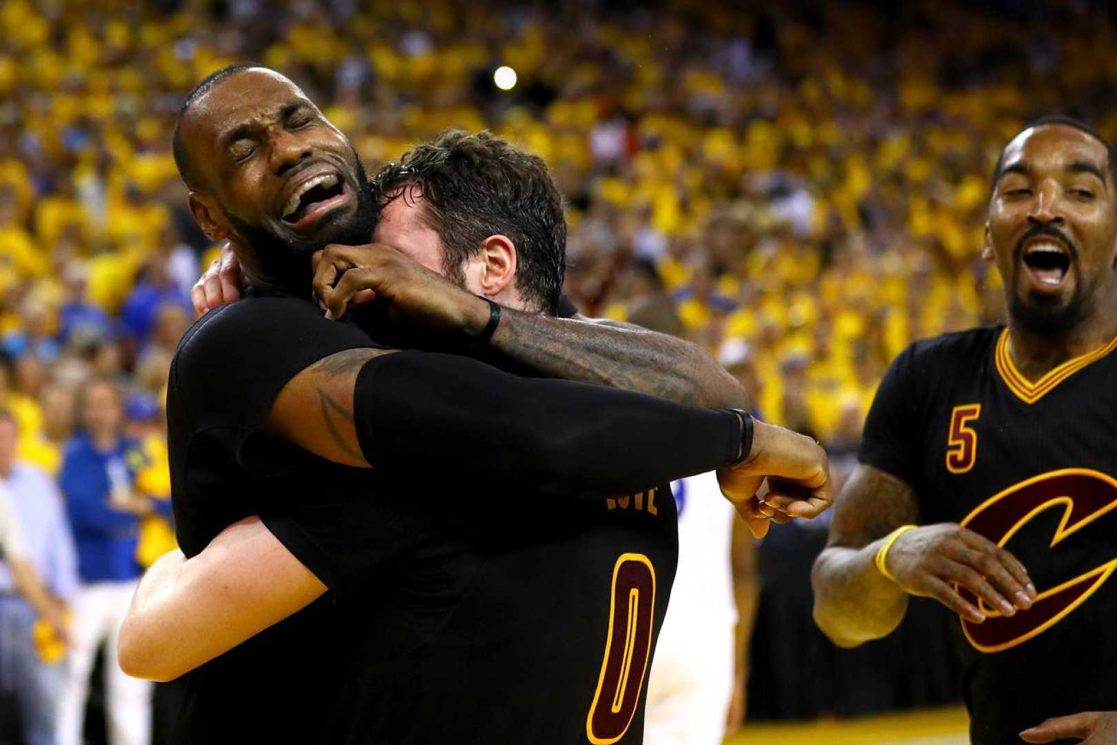 Cleveland Cavaliers Winning Game Celebration