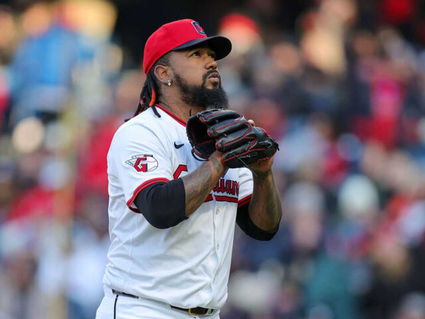 Cleveland Guardians Baseball Player Emmanuel Clase Struggling