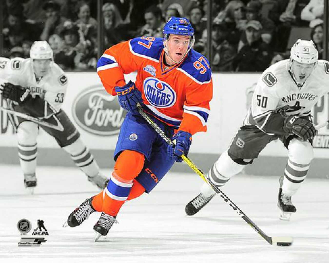 Connor Mcdavid Edmonton Oilers Game Action