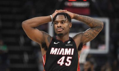 Davion Mitchell Miami Heat Basketball Action