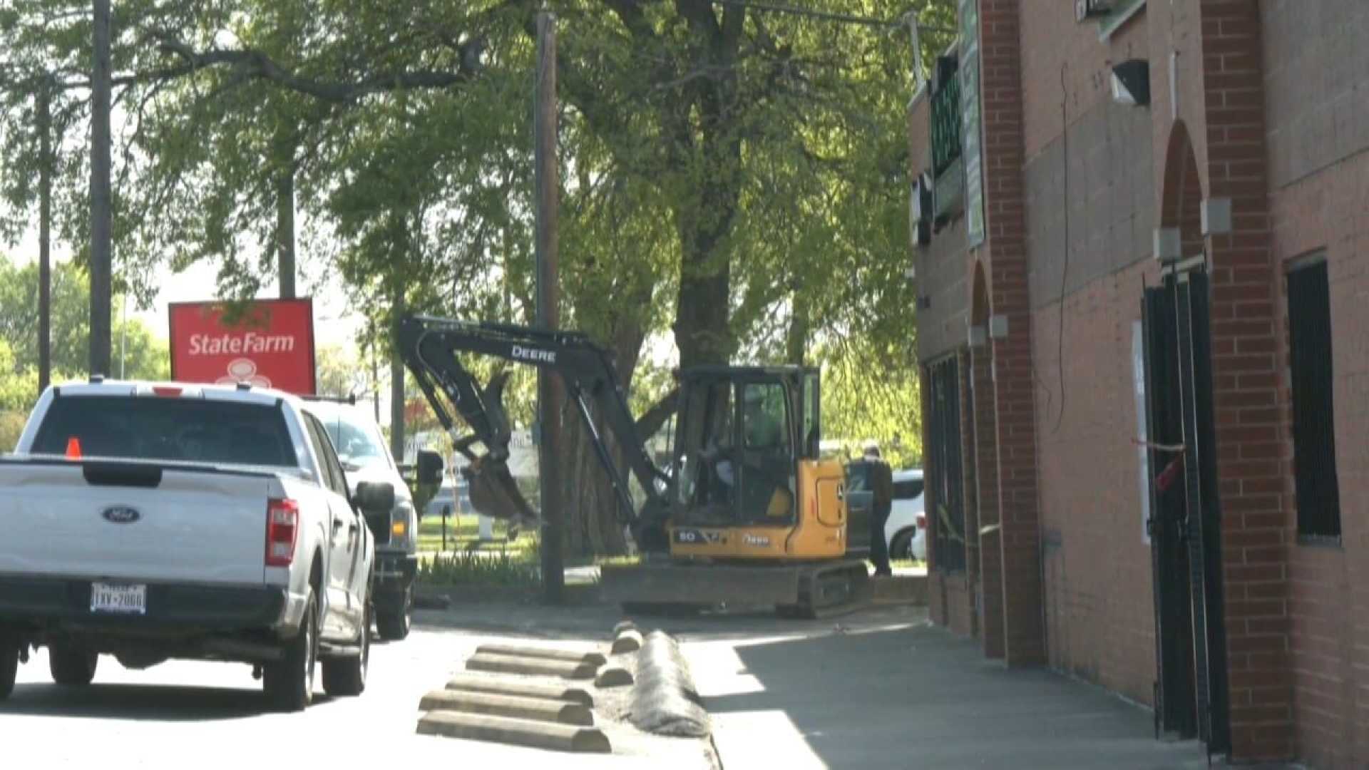 Denison Texas Gas Leak Business Evacuation