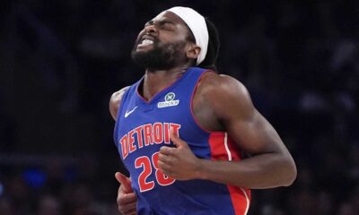 Detroit Pistons Center Isaiah Stewart Injured