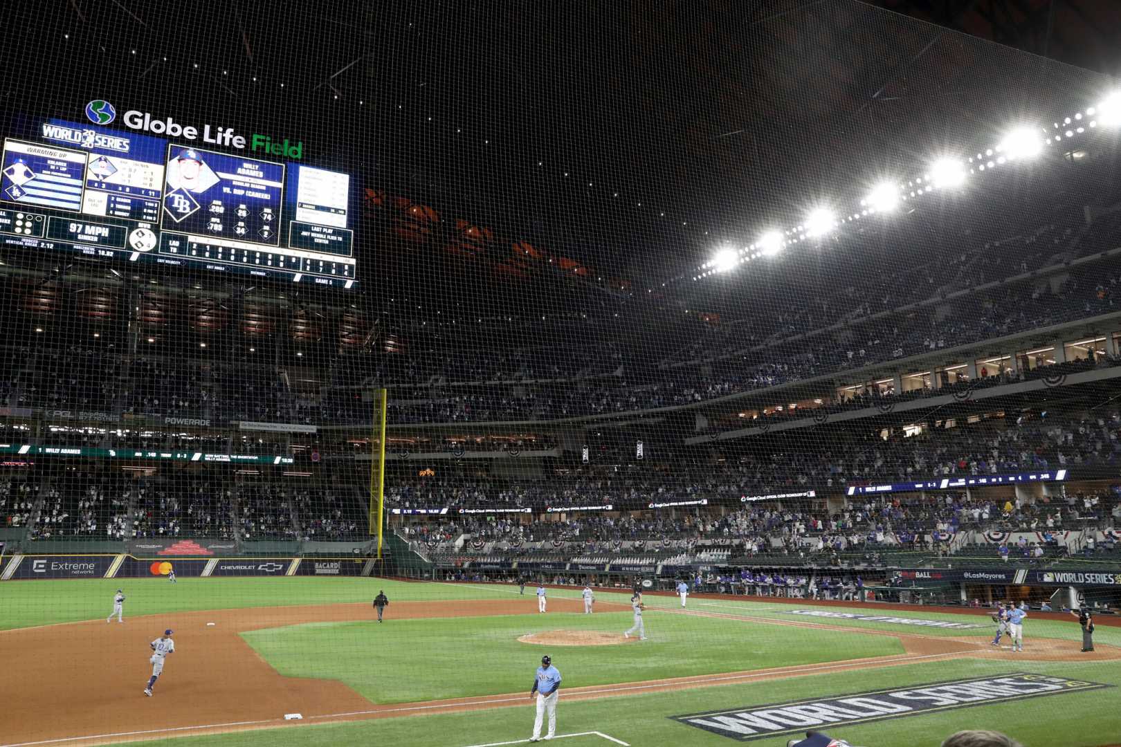 Dodgers Rangers Baseball Globe Life Field