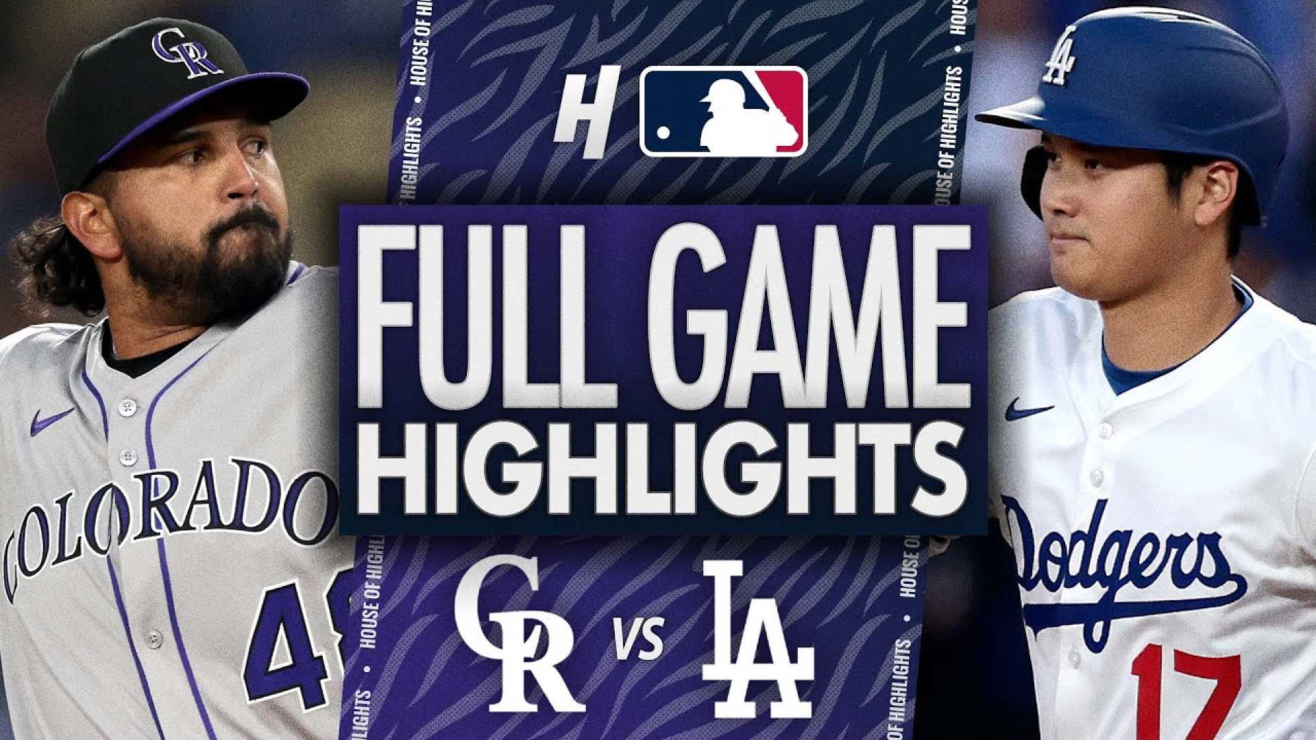 Dodgers Vs Rockies April 2025 Game Highlights