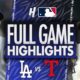 Dodgers Vs Texas Rangers Baseball Game