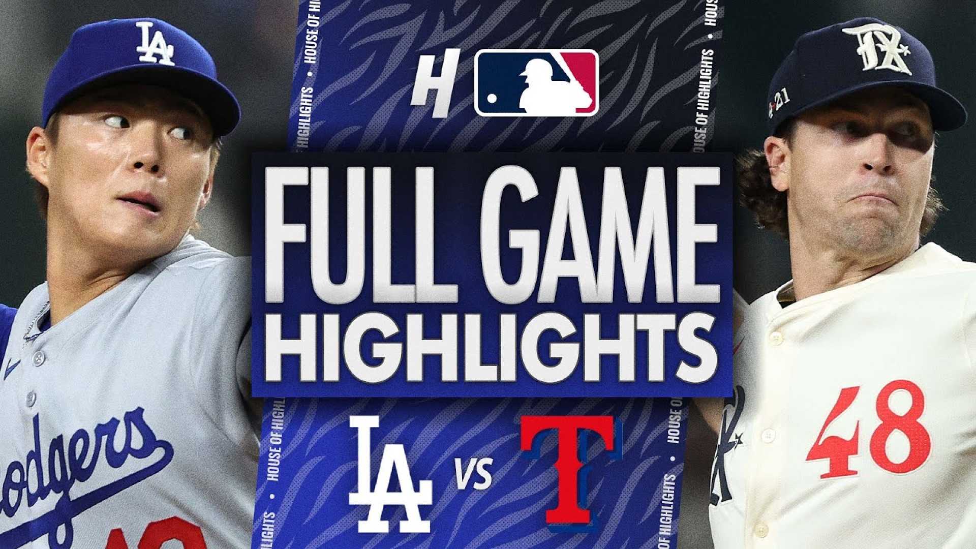 Dodgers Vs Texas Rangers Baseball Game