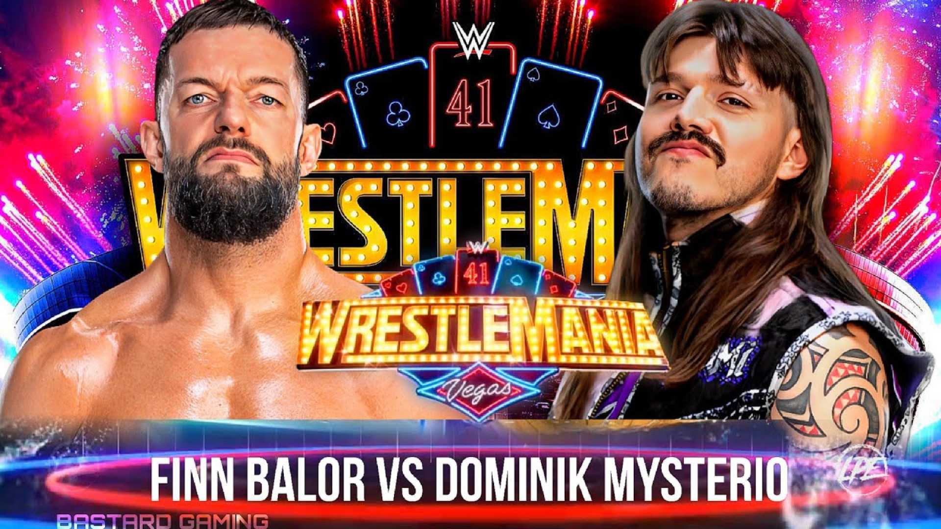 Dominik Mysterio Vs Finn Balor Wrestlemania 41