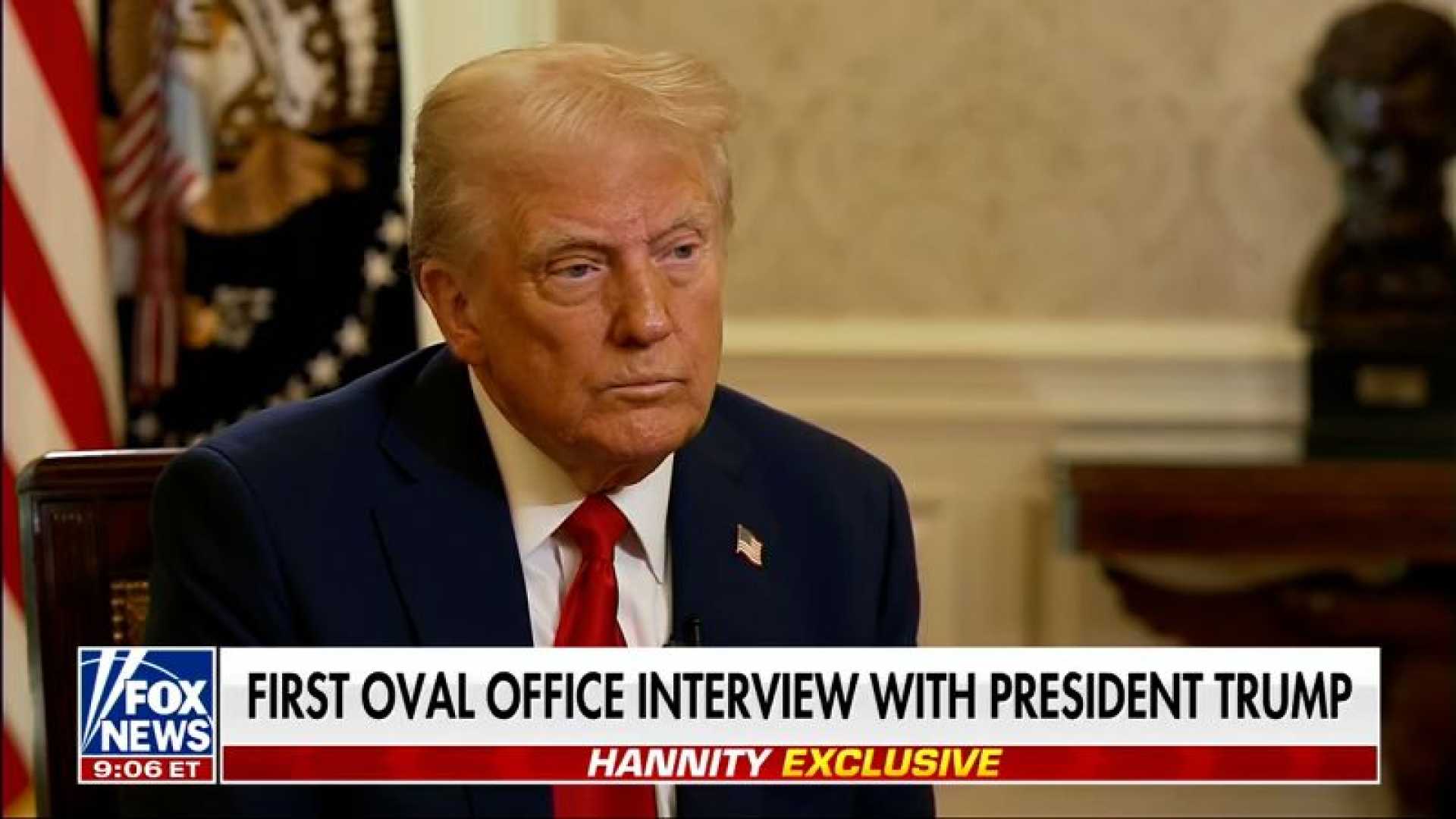 Donald Trump Oval Office Interview