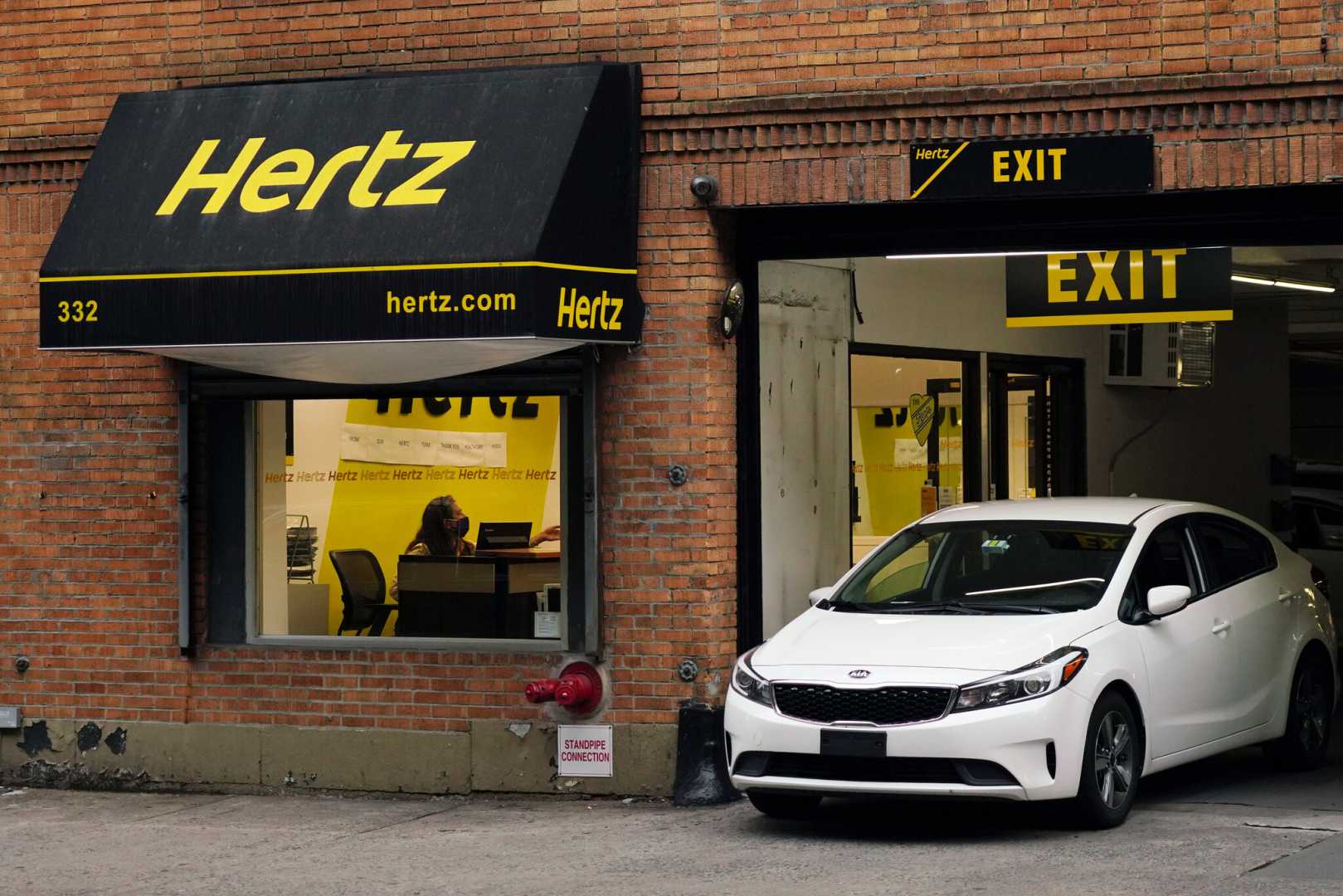 Hertz Car Rental Office Outside View