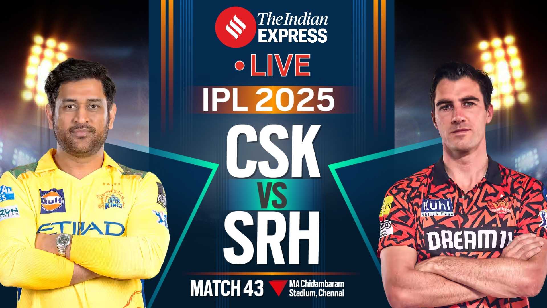 Ipl 2025 Chennai Super Kings Sunrisers Hyderabad Match