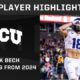 Jack Bech Tcu Football Highlight