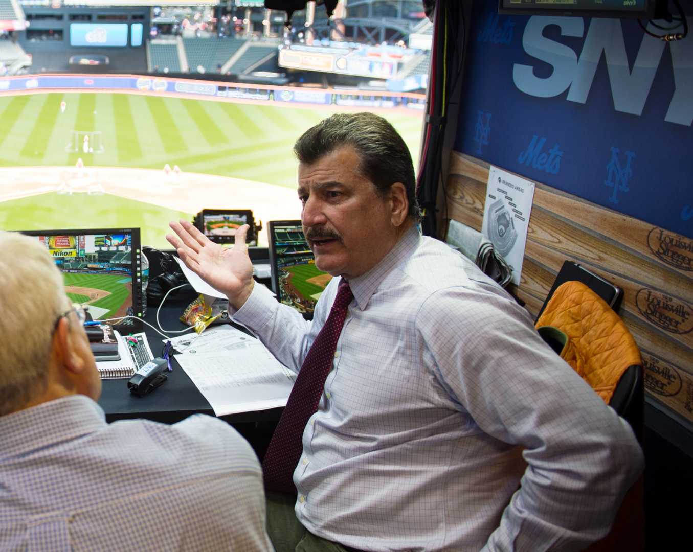 Keith Hernandez Mets Game Booth