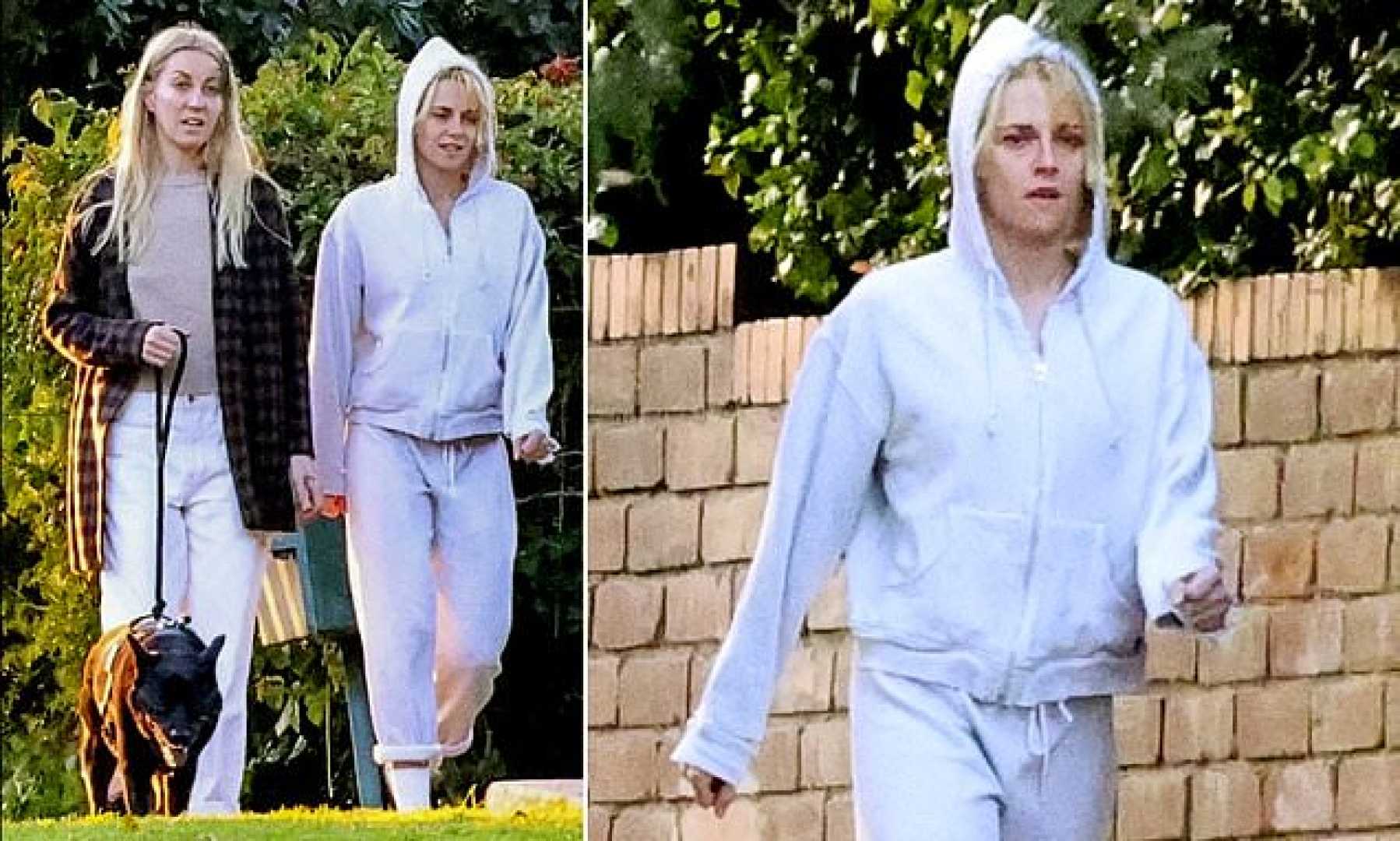 Kristen Stewart Dylan Meyer Walking Los Angeles