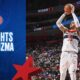 Kyle Kuzma Playing Basketball Against Detroit Pistons