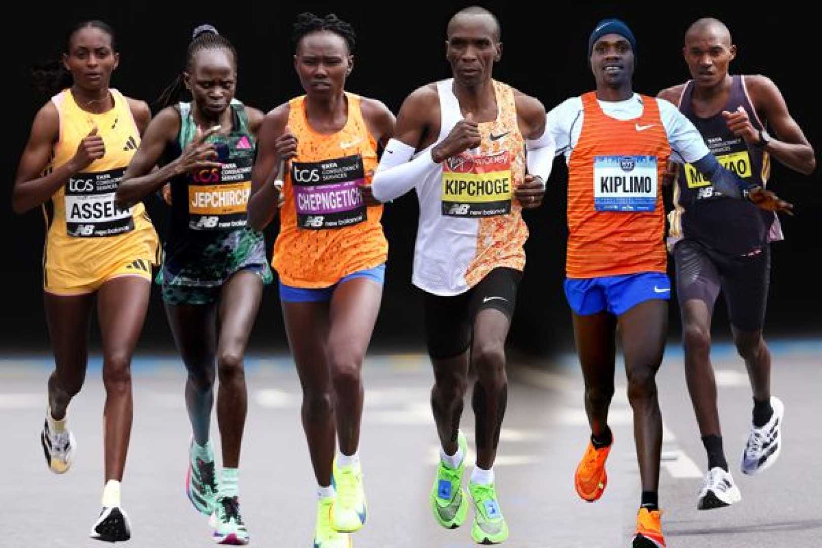 London Marathon 2025 Runners Competing