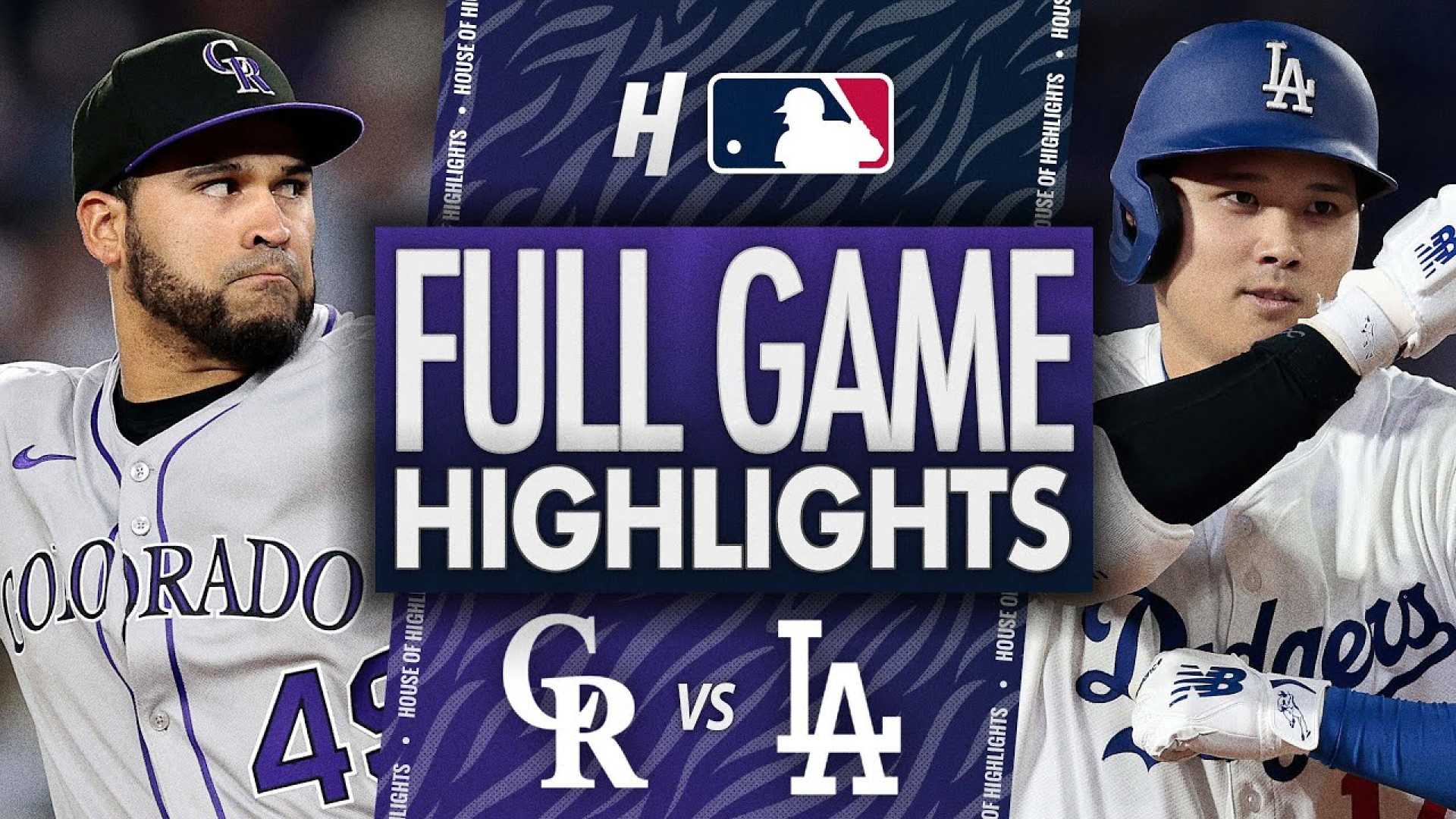 Los Angeles Dodgers Game Highlights 2025