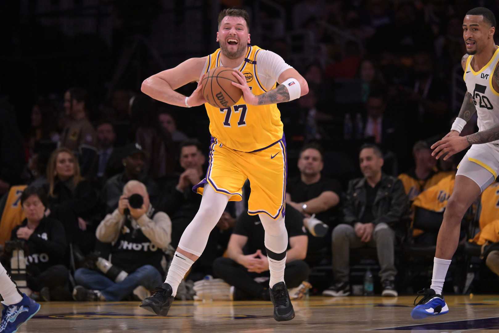 Luka Doncic Los Angeles Lakers Game Action