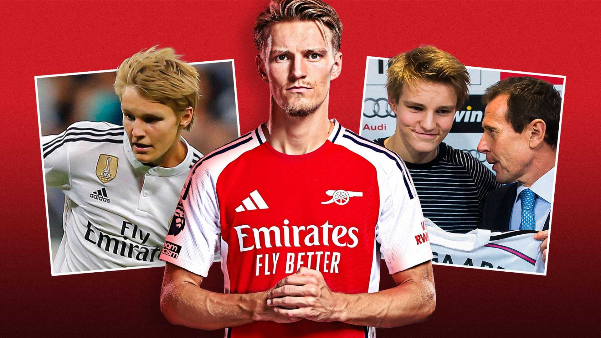Martin Odegaard Arsenal Real Madrid Champions League