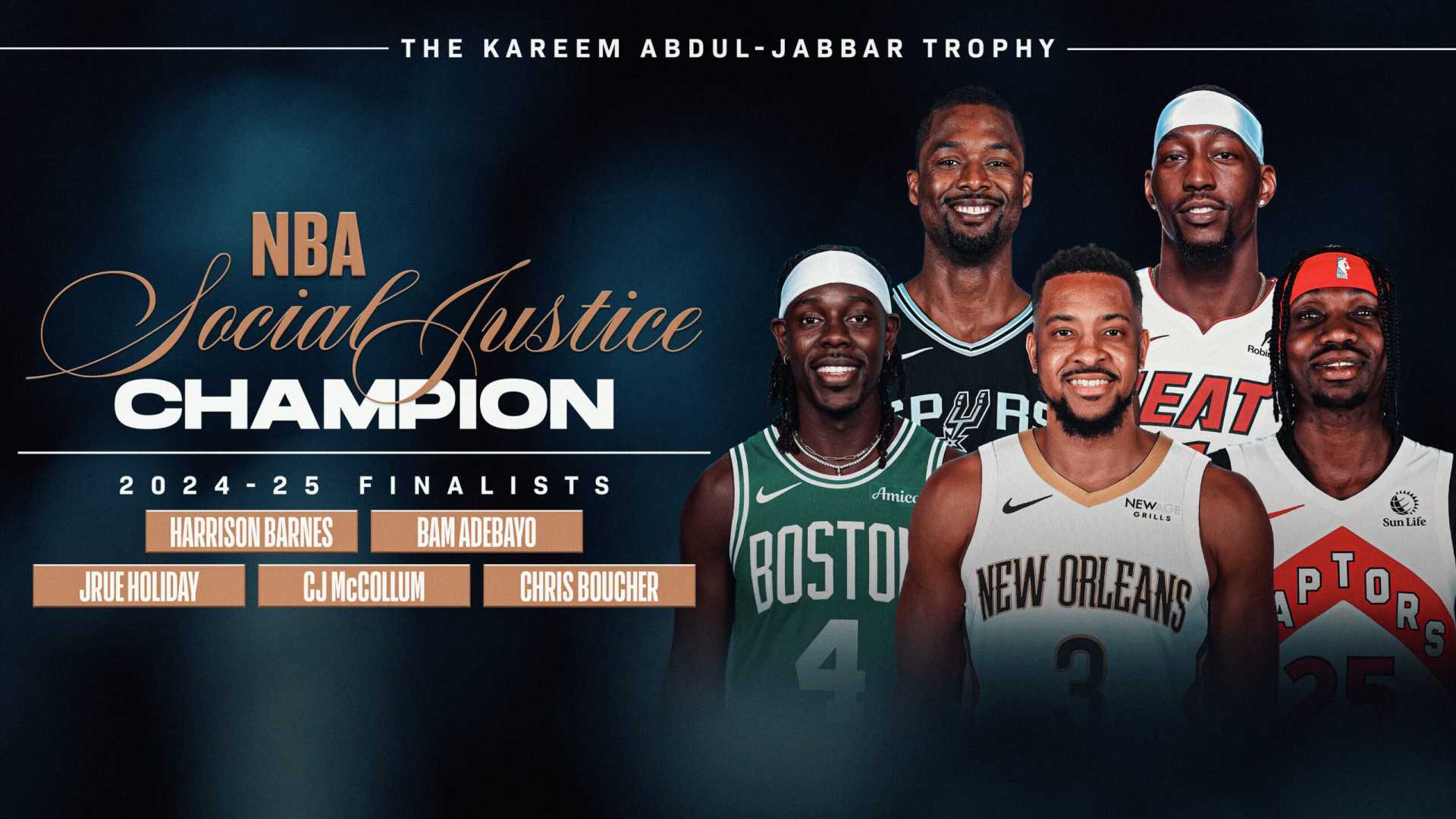 Nba Social Justice Champion Finalists 2024
