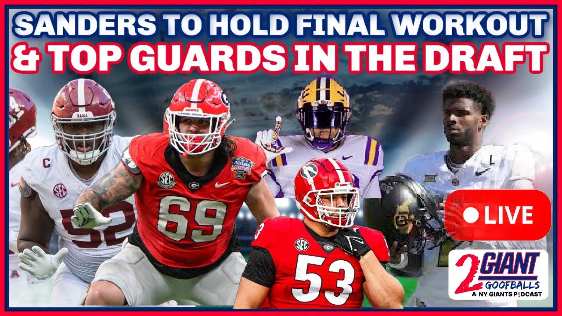 New York Giants Quarterback Draft Private Workouts