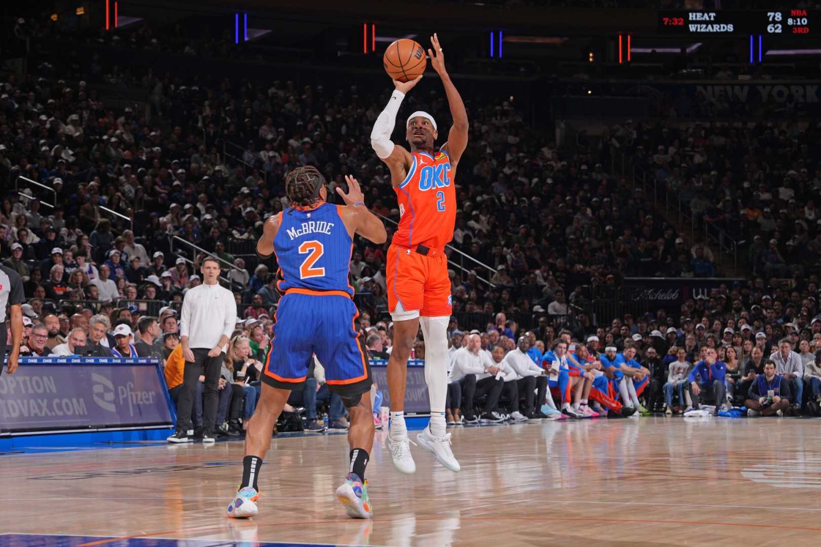 New York Knicks Basketball Team Action Shots