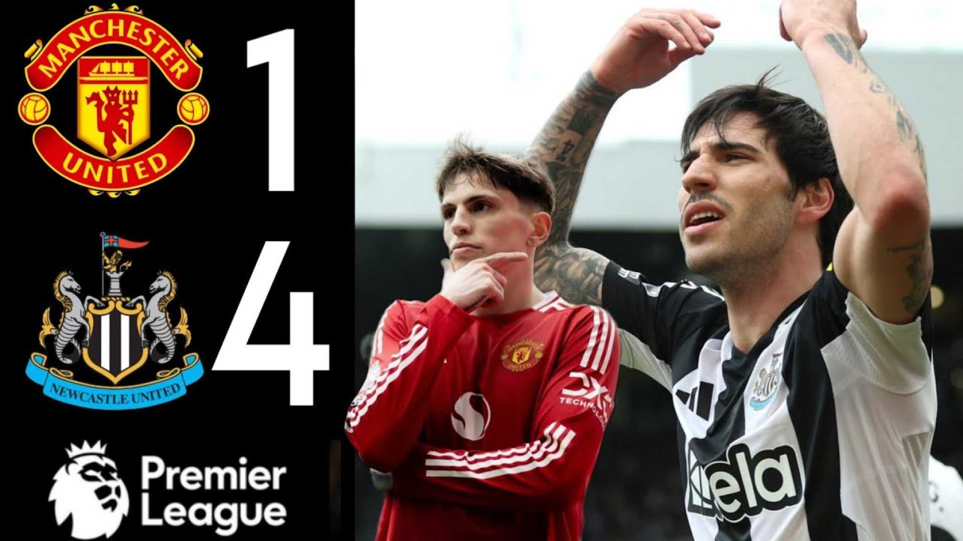 Newcastle United Manchester United Premier League Match