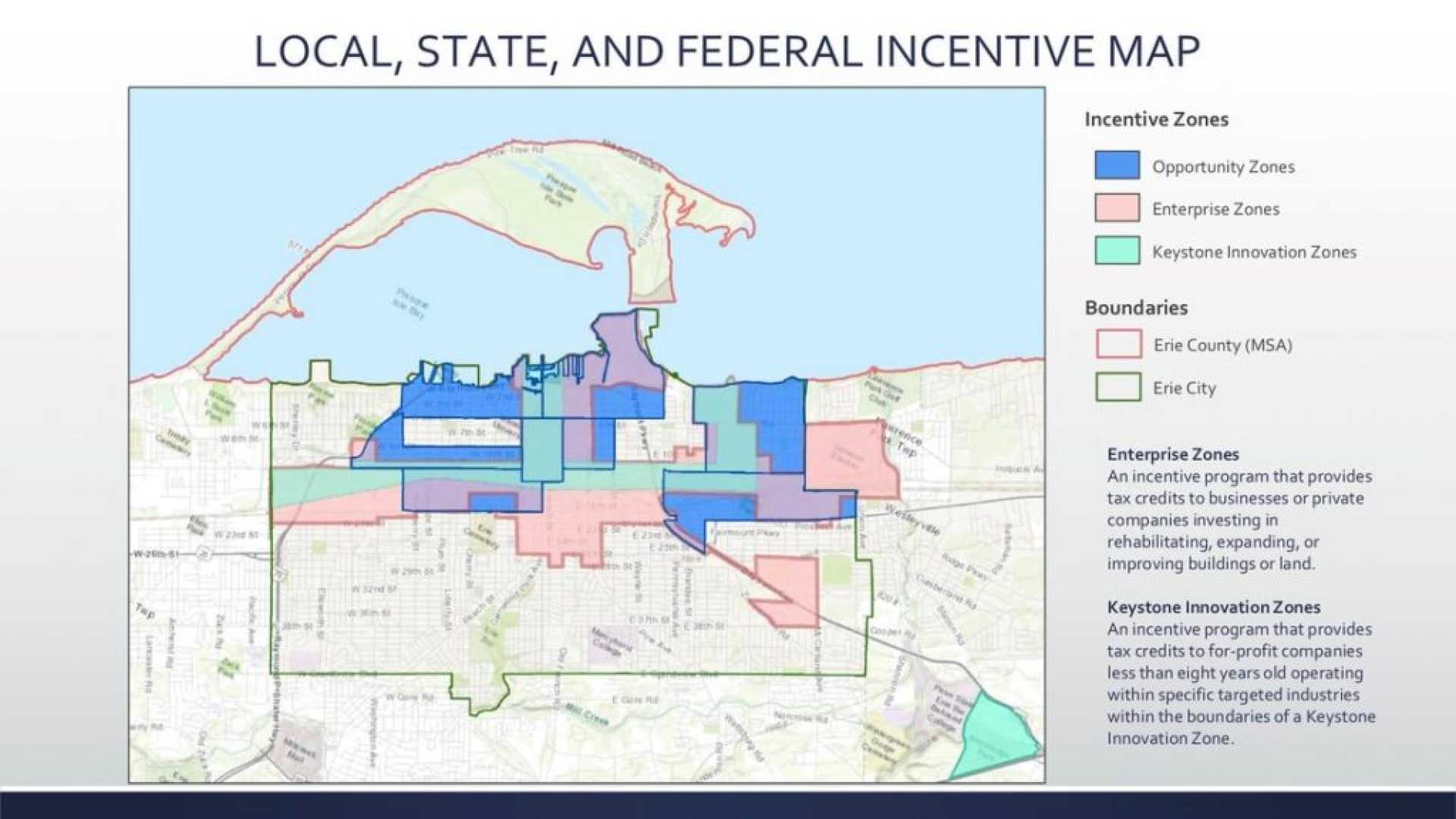 Opportunity Zones Economic Growth Erie Pennsylvania