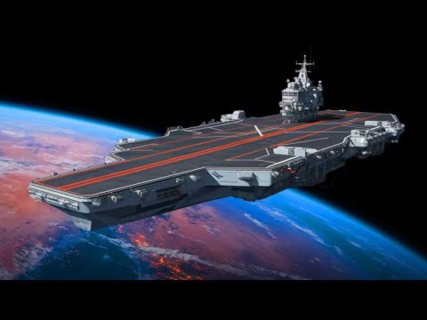 Orbital Aircraft Carrier Concept Space Force