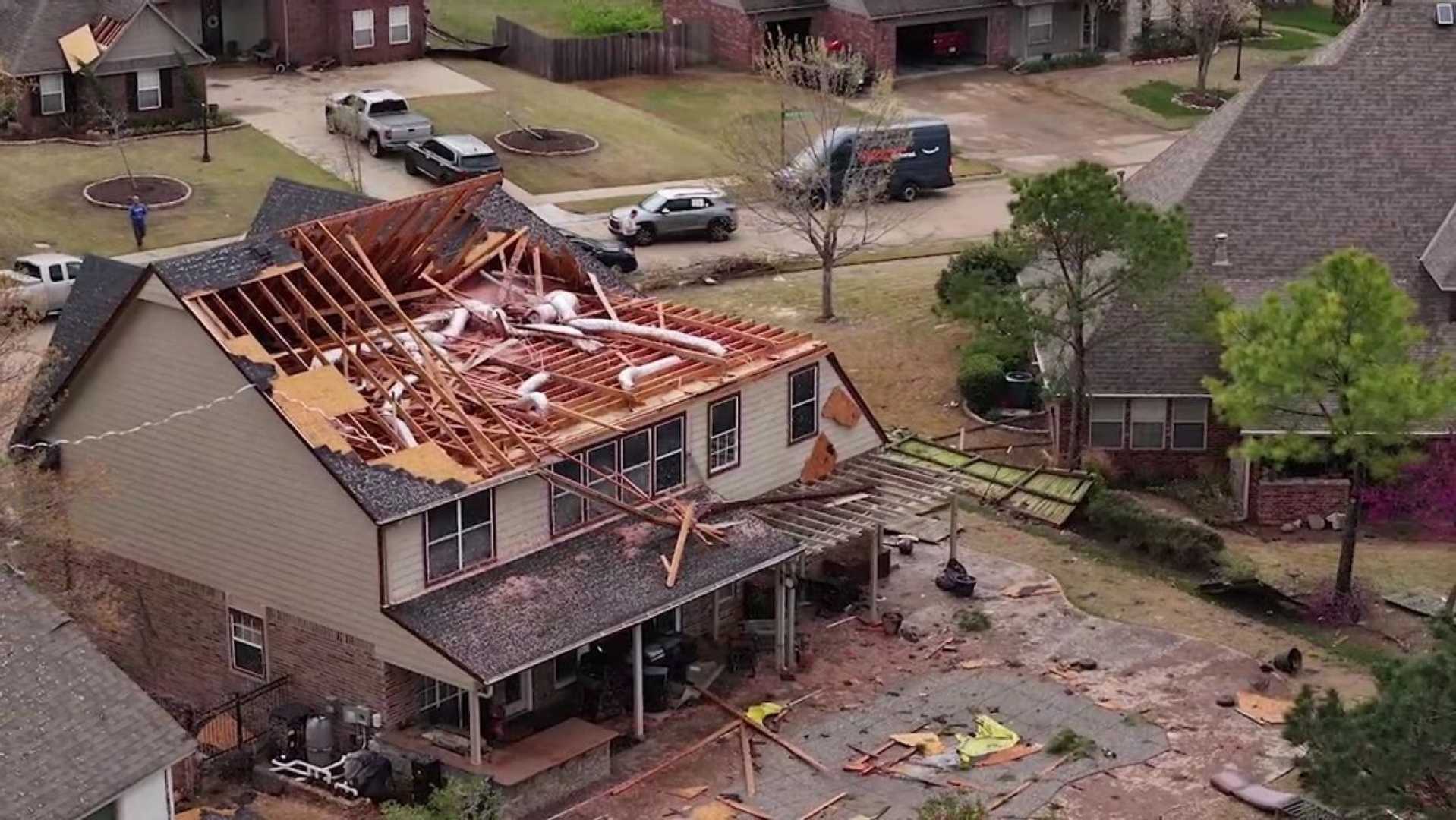 Owasso Storm Damage Assessment, Damaged Homes