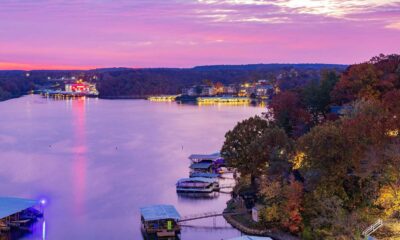 Ozark Mountain Lakes And Towns